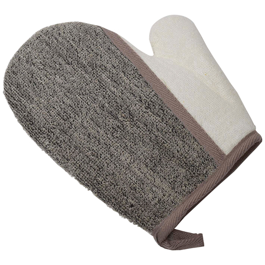 Tendance rukavica za kupanje 15x1,5x22,5cm tkanina/bambus sivo smedja