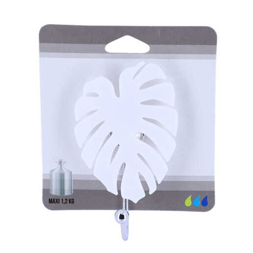 Tendance kukica list 5,8x3,8x9,5cm poliresin bela