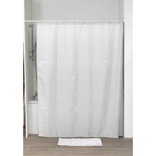 Tendance zavesa za kadu 180x200cm/12 pp kukica poliester bela