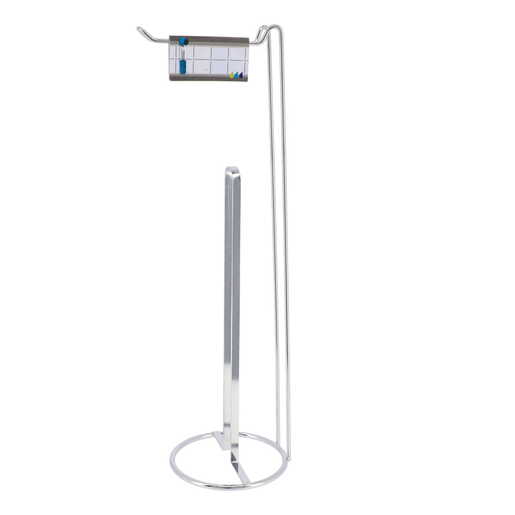 Tendance drzac toalet papira samostojeci 15x15x54 cm metal hrom