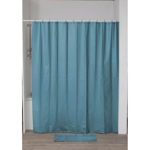 Tendance zavesa za kadu 180x200cm eva laser blue peacock