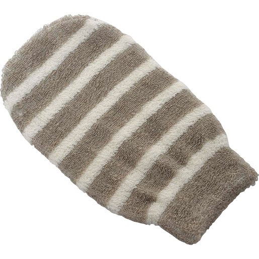 Tendance rukavica za kupanje prugasta 13x0,4x23cm pamuk/bambus bez