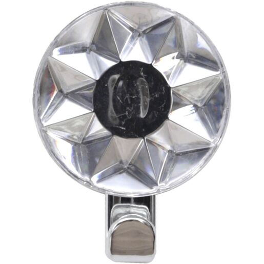 Tendance kukica 2,5x6cm oblik zvezda transparenta