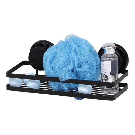 Tendance polica 2 vakuum 12x25x11,5cm hrom crna