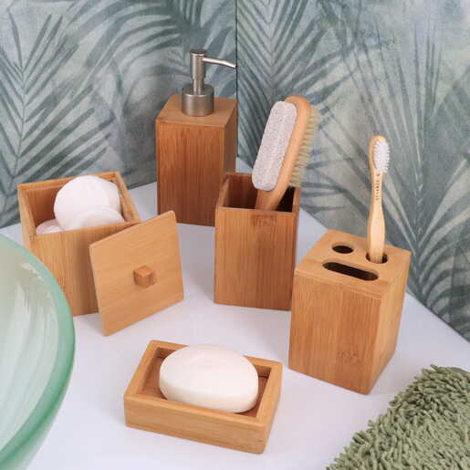 Tendance casa za cetkice 7x7x10cm bambus bambus