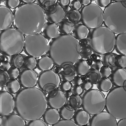 Tendance guma za kadu bubbles 50x50cm pvc siva