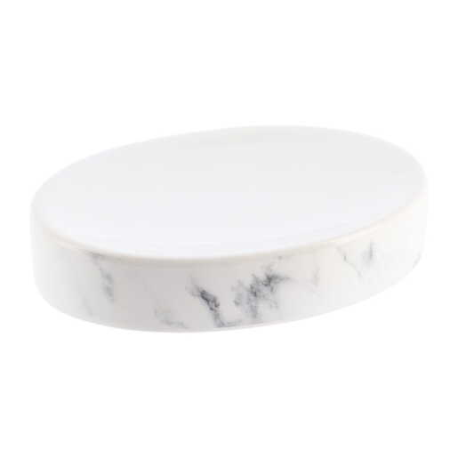 Tendance posuda za sapun marbre 13x8,5x3 cm keramika bela