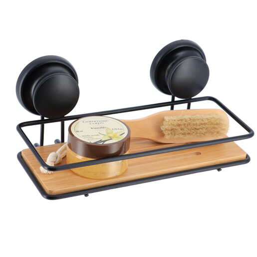 Tendance vakum polica 25x12,5x10cm bambus/metal