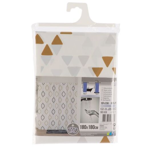 Tendance zavesa za kadu 180x180cm/12 pp belah kukica peva lima