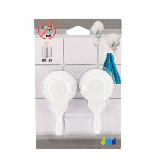 Tendance vakuum kukica 2/1 4,5x3,5x8,7cm pp bela