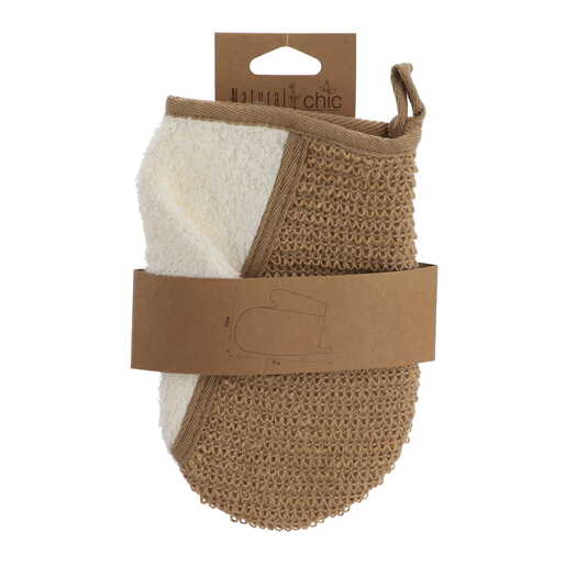 Tendance masazna rukavica za kupanje 17,5x1,5x21cm bambus smedja