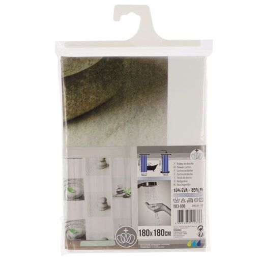 Tendance zavesa za kadu 180x180cm/12 pp belah kukica peva dune