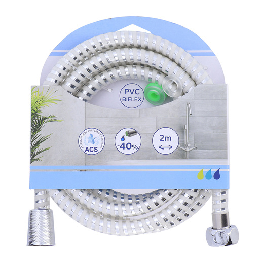 Tendance tus rastegljivo crevo 200cm pvc bela