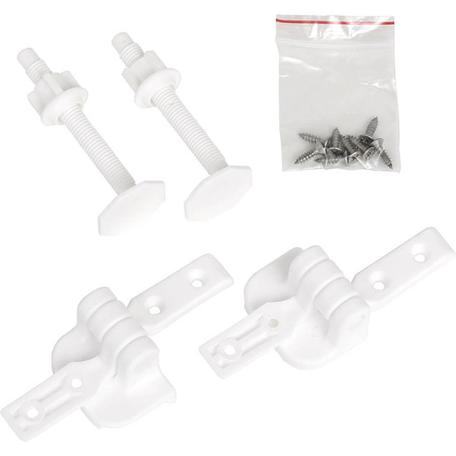 Tendance okovi za wc dasku plasticni bela