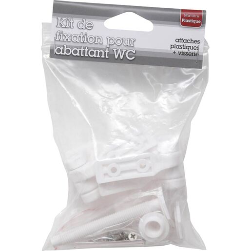 Tendance okovi za wc dasku plasticni bela