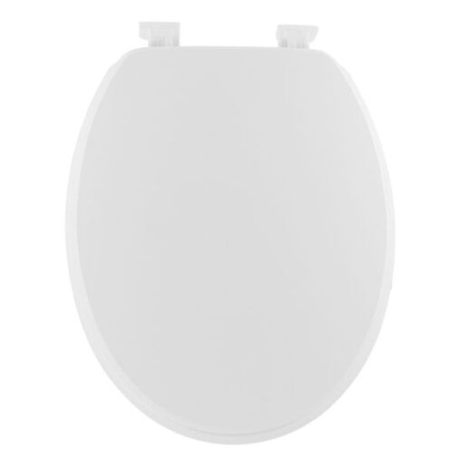 Tendance wc daska mdf sa plasticnim okovima 37,5x46cm mdf bela