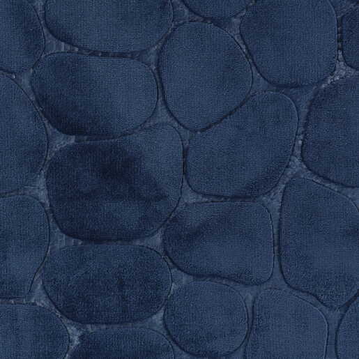 Tendance tepih za kupatilo pebble 45x120 cm memorijska pena mikrofiber tamno plava