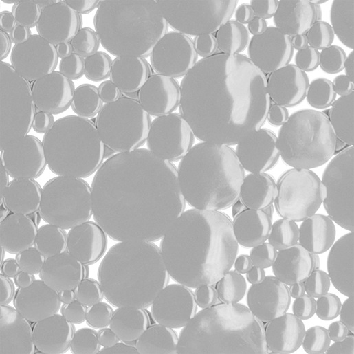 Tendance guma za kadu bubbles 50x50cm pvc providno siva