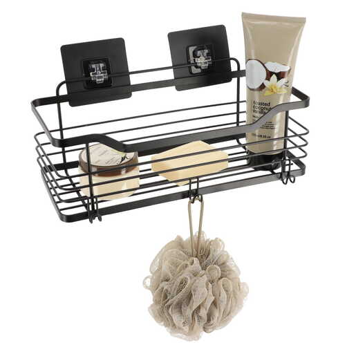 Tendance zidna zicana polica samolepljiva 3m 31 x 15,5 x 16,5 metal crna