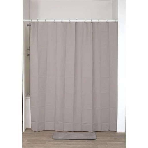 Tendance zavesa za kadu 180x200cm peva sivo smedja