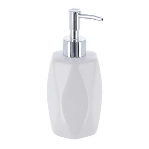 Tendance dozer za sapun dijamant 18x7,5cm keramika bela