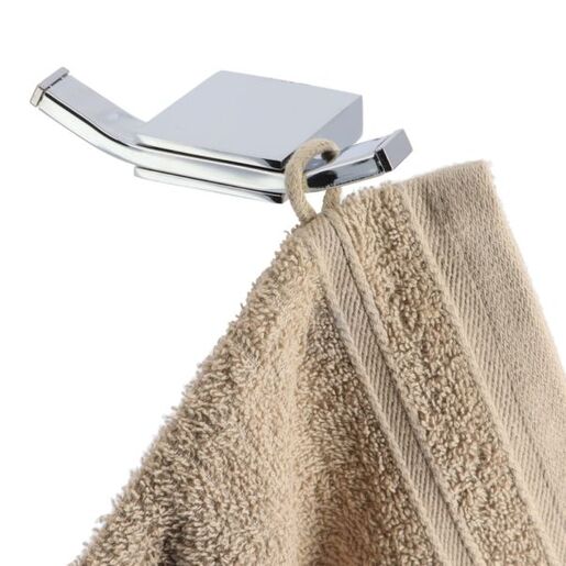 Tendance zidna dvostruka kukica 11x5,5x2cm nerdajuci celik hrom