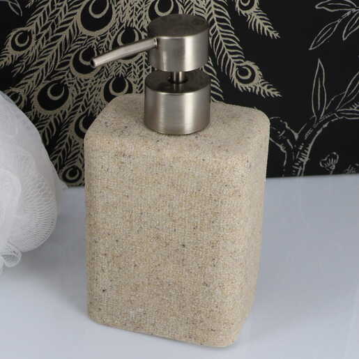 Tendance dozer za sapun sand effect 17x8.8x6 cm poliresin bež