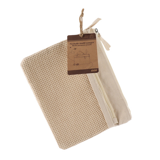 Tendance multifunkcionalna torbica 1x17x22 pamuk bež