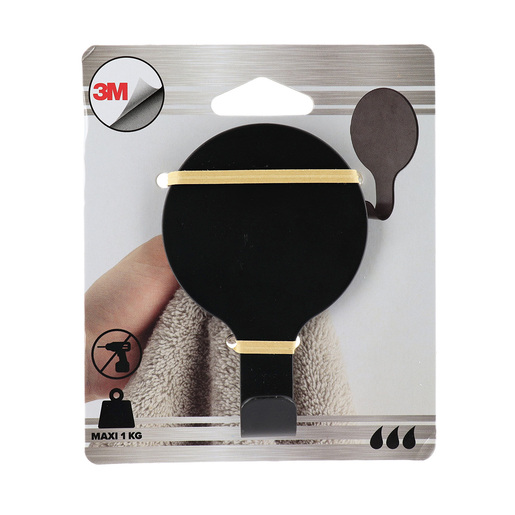 Tendance kukica 3m metal 6,3 x 2,5 x 9,5 crna