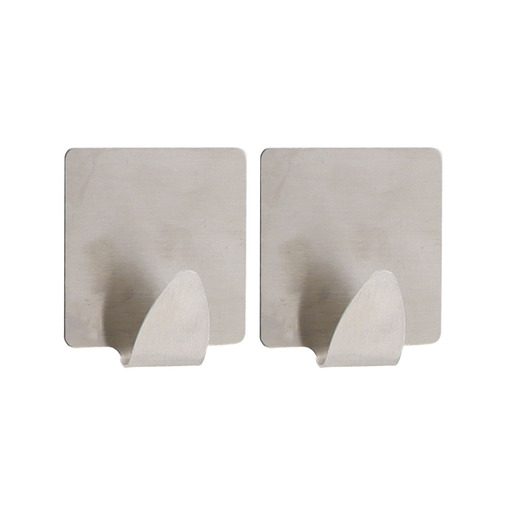 Tendance set 2 četvrtaste kukice 3m 3,5 x 1,7 x 3,8 metal hrom