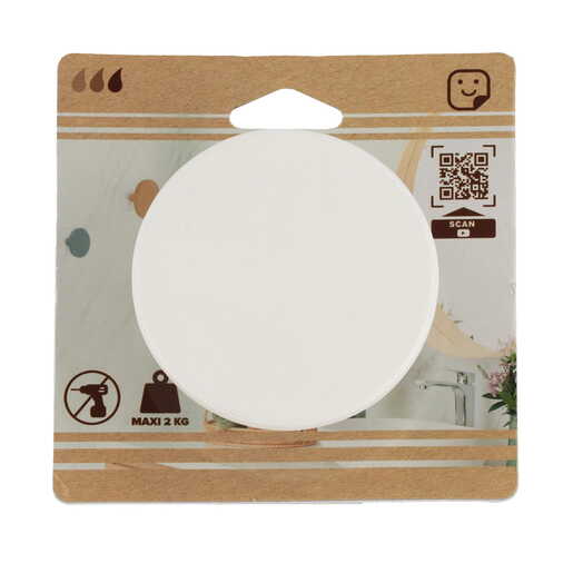 Tendance kukica samolepljiva 8,5cm bela