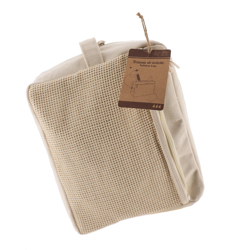 Tendance neseser za šminku 21x25,5x10 pamuk bež