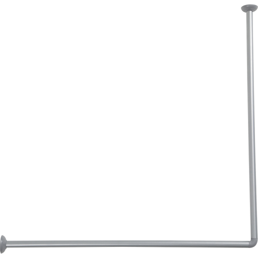 Tendance držač zavese za kadu 90x90 cm aluminijum hrom