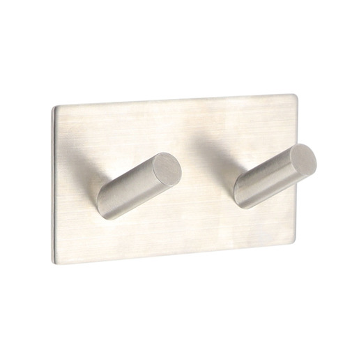 Tendance zidni četvrtasti čiviluk sa 2 kukice 3m 9 x 3 x 4,5 metal hrom