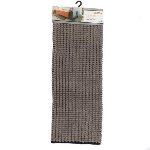 Tendance tepih za kupatilo 45x120 cm pamuk/poliester  siva/crna