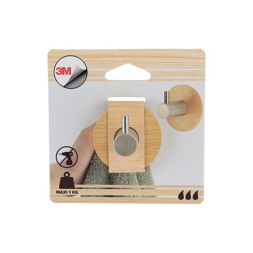 Tendance kukica 3m ø 4,3 bambus/metal hrom