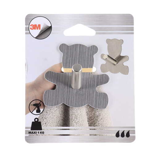 Tendance kukica 3m meda 3,2 x 6,5 x 3,2 metal hrom