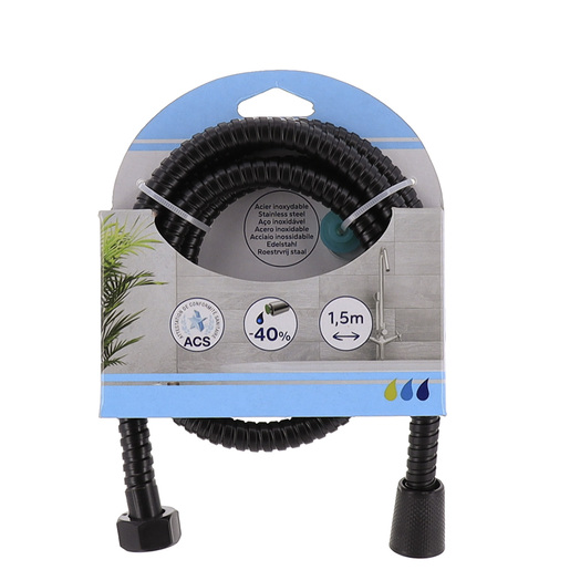 Tendance tuš crevo 150cm - crna