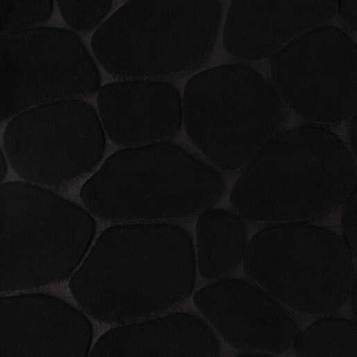 Tendance tepih za kupatilo pebble 50x80 cm memorijska pena mikrofiber crna
