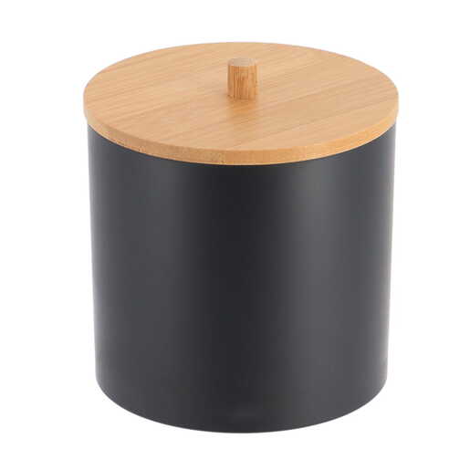 Tendance kutija za vatu  bath 7,5x10 cm bambus crna