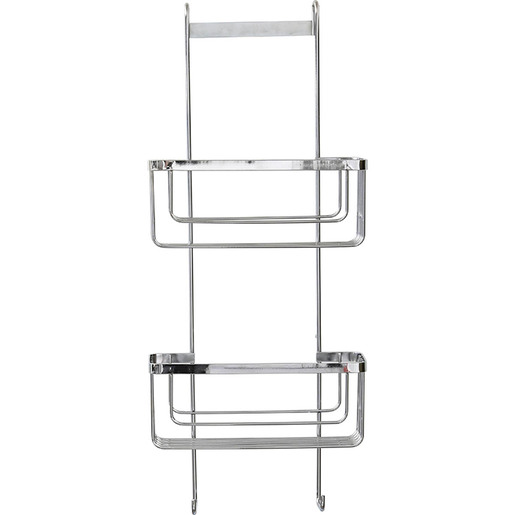 Tendance žičana polica 12,5x25,5x60cmna dva nivoa i dve kuke hrom