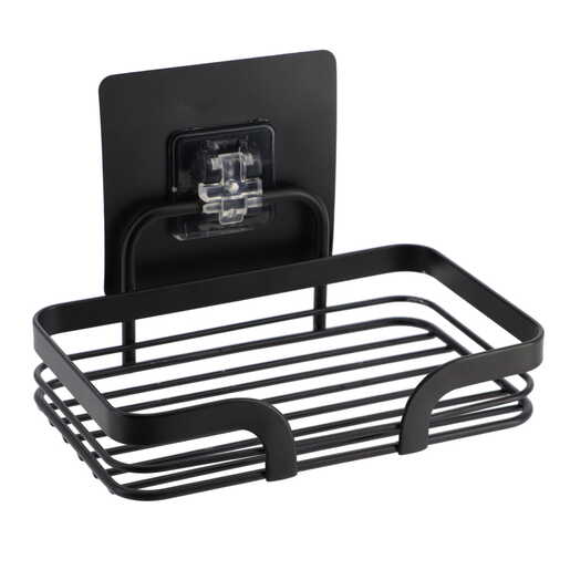 Tendance zidni žičani držač sapuna samolepljivi 3m metal crna