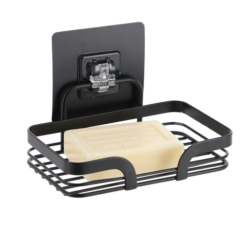 Tendance zidni žičani držač sapuna samolepljivi 3m metal crna