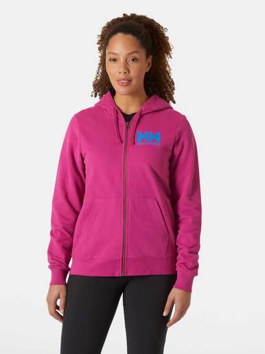 Ženski duks W HH LOGO FULL ZIP HOODIE 2.0