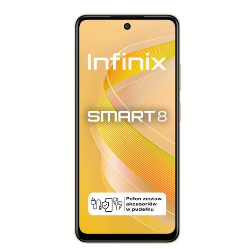 Infinix Smart 8 3GB + 64GB Shiny Gold, mobilni telefon