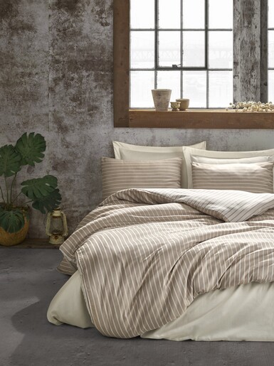 Dekordom Posteljina cb bamboo saten - vizon