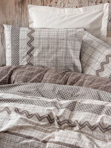 Dekordom Posteljina cb ranforce double - toprak - aren kahve