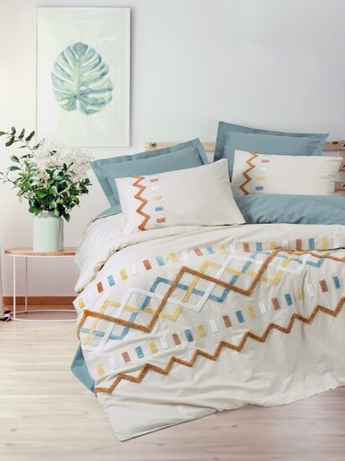 Dekordom Posteljina cb ranforce double - puff - mellow