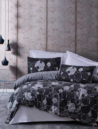 Dekordom Posteljina cb ranforce double - dark - round