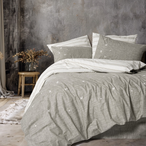 Dekordom Posteljina cb ranforce double - klein - moke